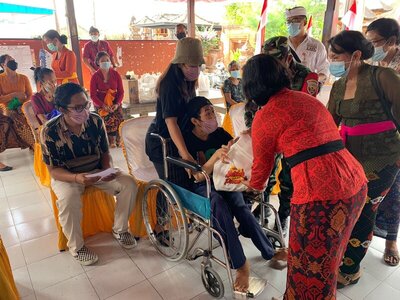 VAKSINASI COVID-19 UNTUK KAUM DISABILITAS DAN ODGJ KELURAHAN PENATIH