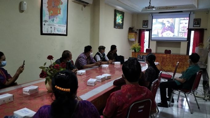 ZOOM MEETING PEMBANGUNAN DESA NANGUN SAT KERTI LOKA BALI SEJAHTERA